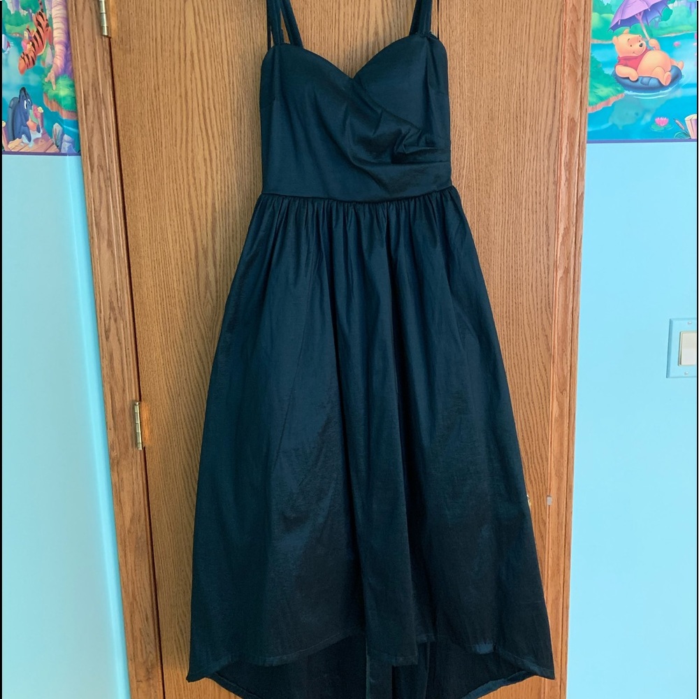 Forest Green High-Low Windsor Formal Dress